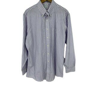Brooks Brothers 346 The Original Polo Shirt Slim Fit Shirt Size 17 4/5